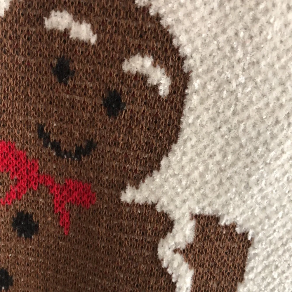 Jingles & Joy GINGERBREAD & CANDY CANES Throw Blanket Christmas Holiday